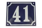 Hausnummer emailliert 18x15 cm