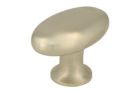 Schrankknopf oval Mattnickel 58x34xH40mm