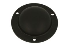 Abdeck Rosette Messing Schwarz Pulverbeschichtet Ø 42mm