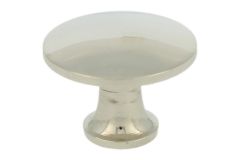 Knopf Messing vernickelt groß Ø 35mm H25mm