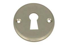 Schlüssel-Rosette Rund Ø 50mm Nickel matt
