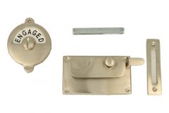 Vacant-Engaged WC-Verschluss 92×52mm Mattnickel