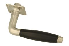 Einzelner Türgriff Mattnickel Ebenholz (1929)