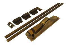 Treibriegel Messing patiniert Horn (1908)