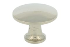 Knopf Messing vernickelt klein Ø 23mm H16mm